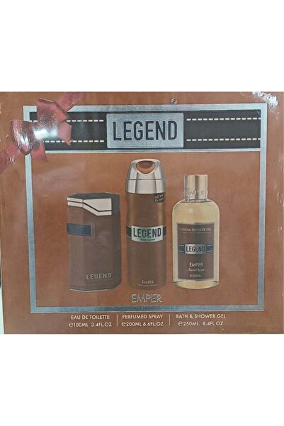 Emper مجموعة ليجند من العطور ومزيلات العرق والكريمات للرجال