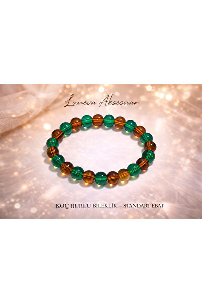 LUNEVA AKSESUAR سوار الأبراج - سوار من الخرز المرن - مع 12 خيارًا للأبراج - س...