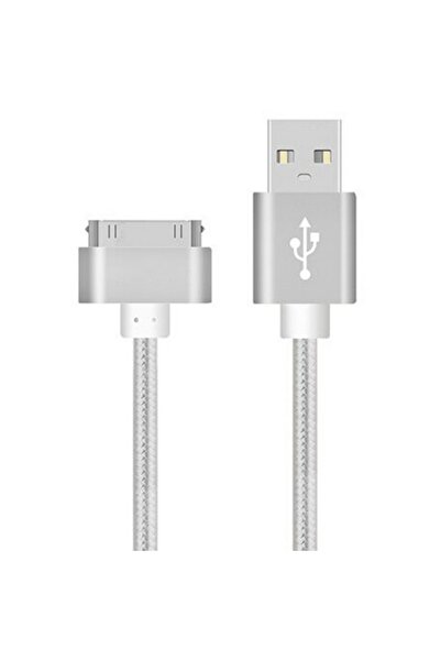 Choice4 0.25m Silver NNBILI Snel Opladen USB-oplaadkabel voor iPhone 4 4s 3GS...