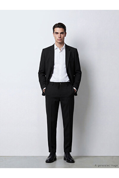 LC Waikiki Nevavm Slim Fit Men's Suit Pants with Difference