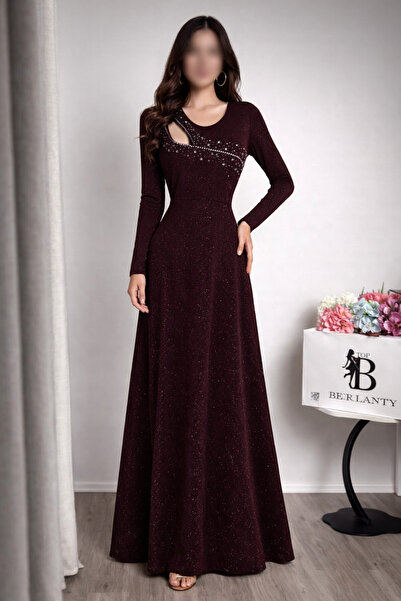 TOP BERLANTY فستان "سهرة براق" بتصميم عصري وألوان دافئة