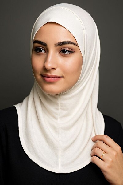 ALDAIYR Ninja Bone Stretch Fabric Hijab Bonnet with Neck Collar