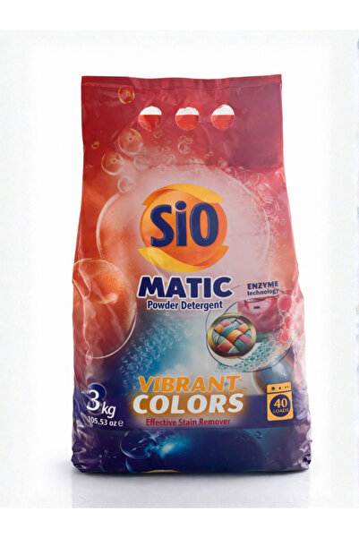 Sio Matic Powder Detergent for Whites – Deep Cleaning Formula with Oxygen Tec...