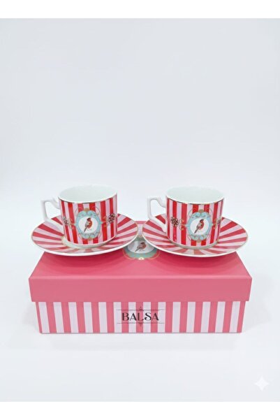 BALSA Çırağan Home Birds 2'li Fincan Takımı