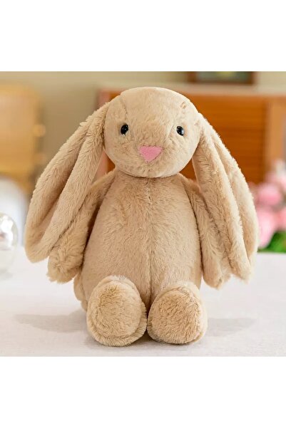 tm tech marketi Sevimli tavşan peluş oyuncak yumuşak ithal kumaş uyku arkadaşı