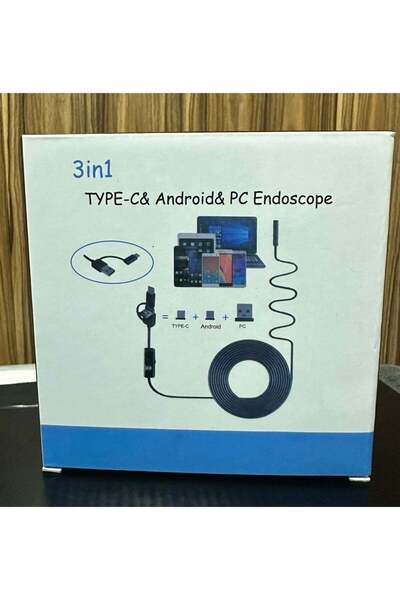 Generic 3-in-1 USB Endoscope Camera, Compatible with Type-C Android PC, Inspe...