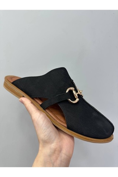 Vigotti Genuine Leather Closed Suede Slipper