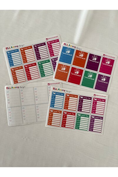 Ellamony Agenda Sticker, Planner, Bullet Journal, Scrapbook - Habit Tracker S...