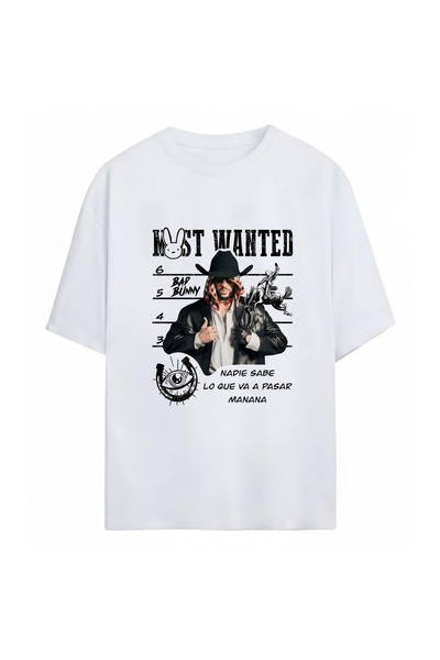 SVART WEAR Bad Bunny Printed Unisex Oversized 100% Cotton Pack T-Shirt