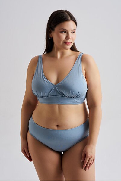 AQUAVİVA Set bikini Valeria efect modelator pentru femei, mărime mare, turcoaz