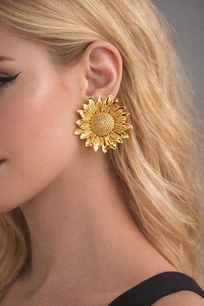 BALVORA VENTO Women's Steel Large Earrings