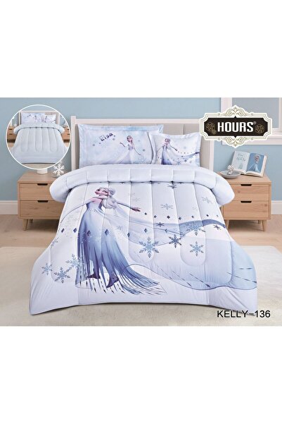 HOURS Summer children's bedspread with digital prints, 4 pieces, fluffy