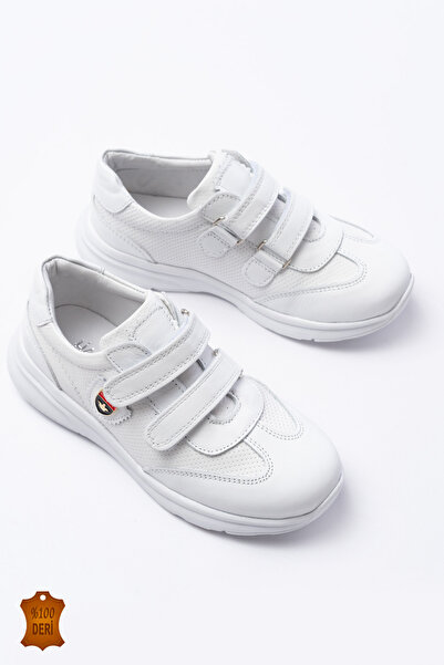 lina step piele naturală ortopedic Pantofi sport cu velcro pentru băieți