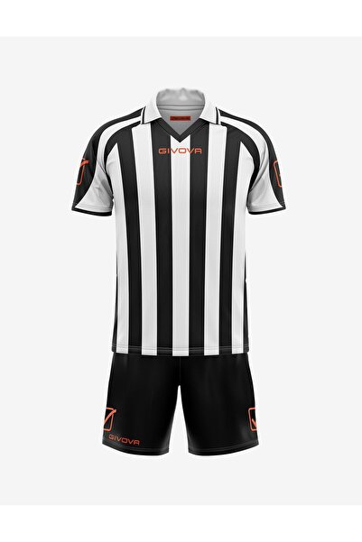 Givova Kit Supporter MC GIVOVA, black with white, 2XS - KITC24