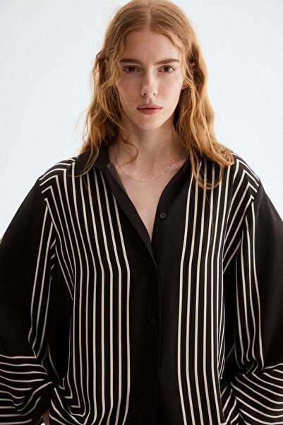 H&M قميص كبير الحجم