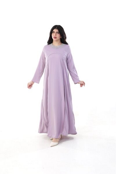 ٌRominz fashion Royal dress with crystal embroidery - luxurious cut for speci...