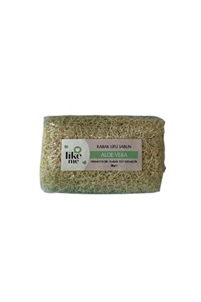 Like me 4 Pieces Pumpkin Fiber Soap Aloe Vera 120 g