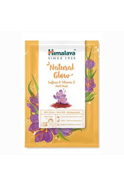 Himalaya 6 قطع من قناع الورق المُفتّح للبشرة بالزعفران وفيتامين سي 30 مل