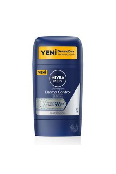 NIVEA 6 Adet MEN Stick Deodorant Derma Control Clinical 50 ml