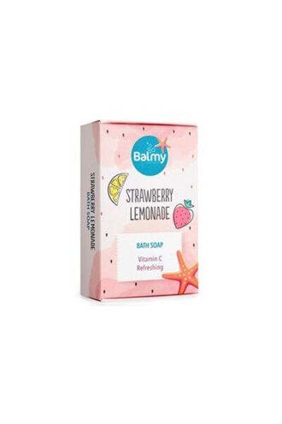 Balmy Naturel 1 Piece of Balmy Strawberry Lemon Essence Solid Soap 110g