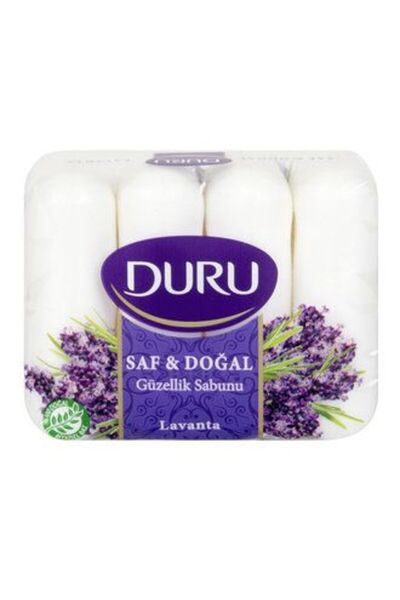 Duru 6 Pieces of Beauty Soap Pure & Natural Lavender 4X70 g