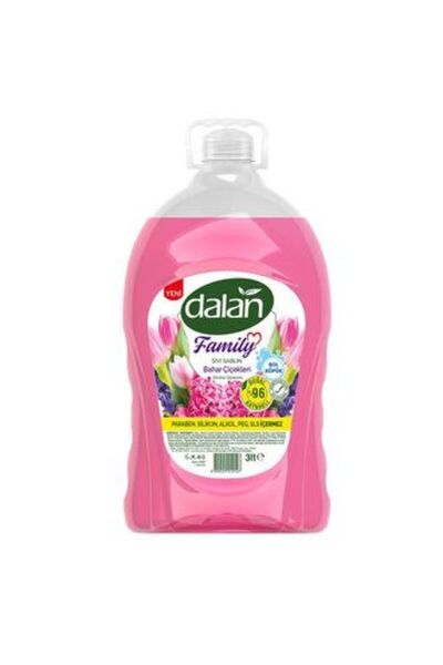 Dalan 5 Pieces Family Liquid Soap Spring Flowers 3 L