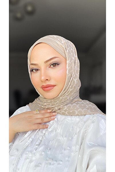 CUOCA LOUNGE Koç Desen Çift Taraflı Elyaf İpek Şal Kaymaz Yumuşak Dokulu Şal