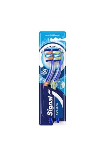Signal 3 Pieces 4D Clean Expert Toothbrush 1+1