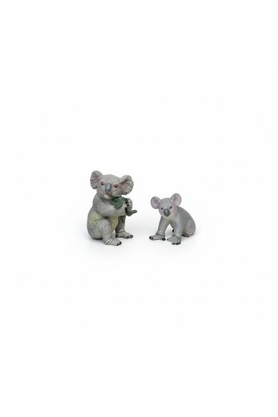 TUFY TOYS YAPRAK YİYEN KOALA VE YAVRU KOALA- HAYVAN MODEL OYUNCAK