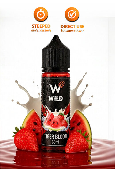 WILD Tiger Blood 60ml Premium Aroma - Dinlendirilmiş Hazır Mix Aroma - Karpuz...