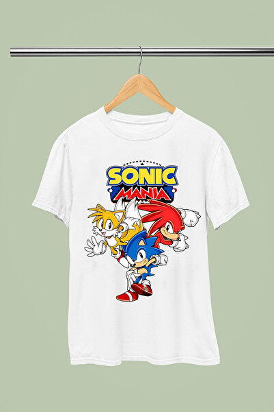 MAGORS تيشيرت سونيك ذا هيدج هوج مطبوع بأكمام قصيرة للشباب والأطفال مكون من قط...