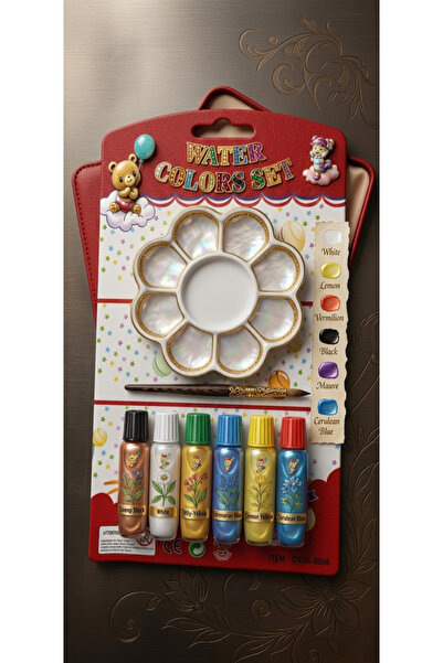 water Watercolor set consisting of 6 colors