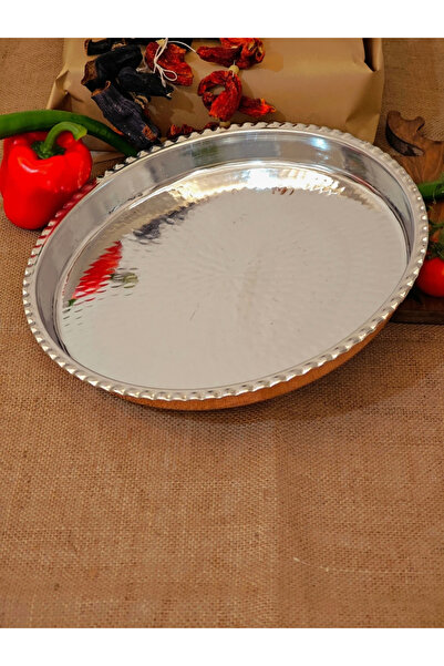 Sebe HOME Copper Round Tray 40 cm