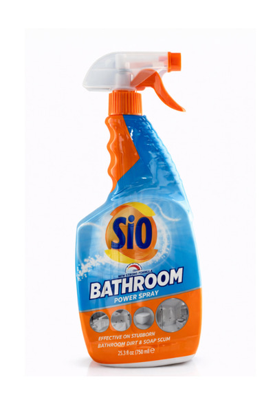 Sio Bathroom Power Spray – Bathroom Cleaner – Soap Scum & Grime Remover – 750 ml