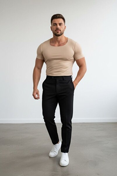 Butik Ross Open Collar Body Tee Shirt