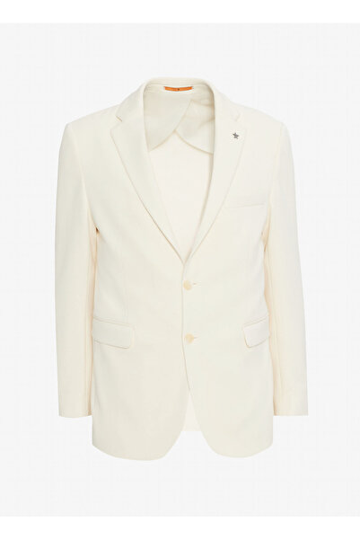ALTINYILDIZ CLASSICS Ekru Erkek Slim Fit Ceket ACE004261321_EKR