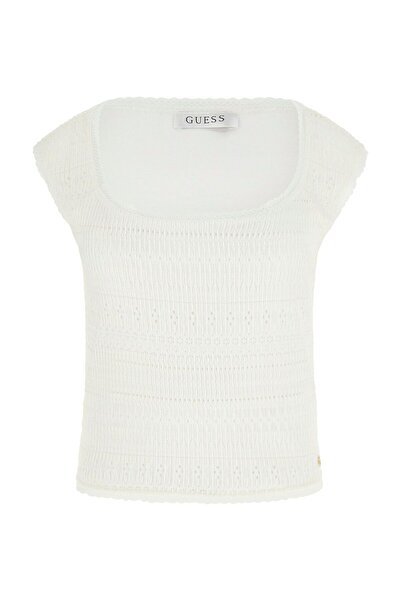 Guess 4G logo rhinestones cardigan