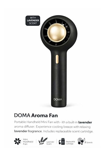 DOMA مروحة محمولة برائحة اللافندر