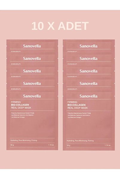 Sanovel La 10 Adet Bio - Collagen Real Deep, Şeffaflaşan, Nemlendiren, Gözene...