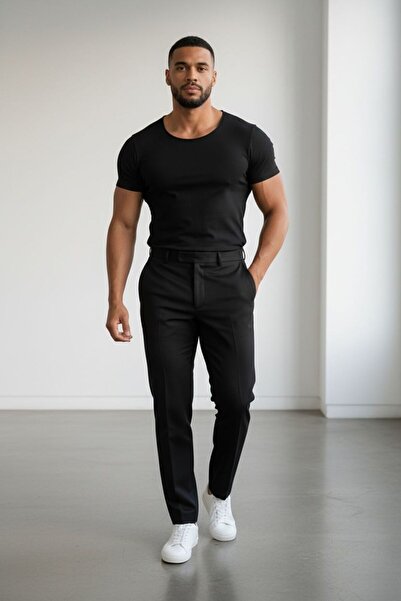 Butik Ross Open Collar Body Tee Shirt
