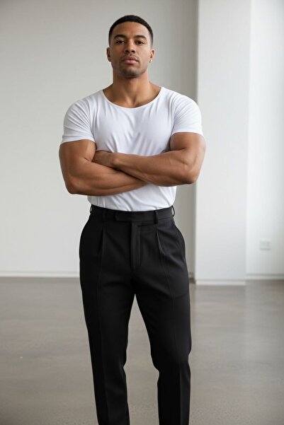 Butik Ross Open Collar Body Tee Shirt