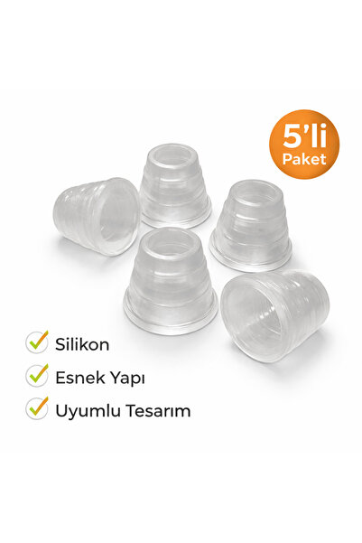 Han Tobacco Silikon Lüle Contası 5’li Set – Nargile Lüle Adaptörü – Esnek Day...