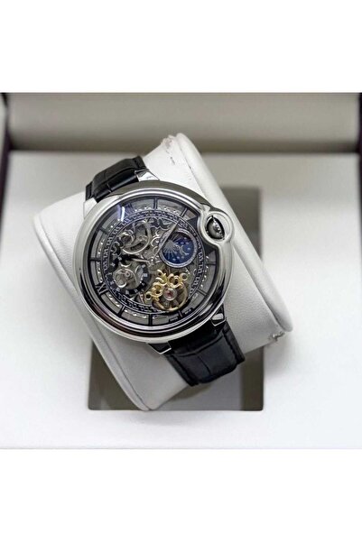 Watch Mr. Men's Watch, Replica Brand, Automatic, Leather Strap