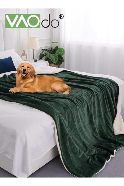 VAODO Plush Fuzzy Blanket, Super Soft Fleece Throw Blanket Warm and Cozy Reve...