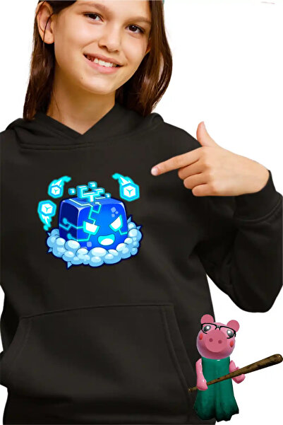 OEM Παιδικό Κορίτσι Blox Fruits Control Fruit Φούτερ με Κουκούλα Roblox Fruit