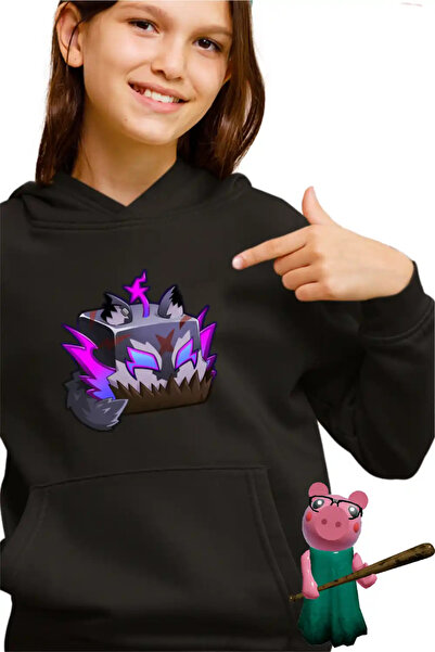 OEM Παιδικό Κορίτσι Blox Fruits Λυκάνθρωπος Φρούτα Roblox Φούτερ με Κουκούλα ...