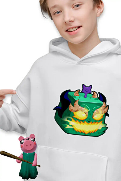 OEM Hanorac Copii Baieti Blox Fruits Dragon Fruit Roblox Fructe