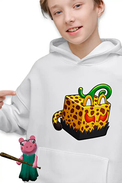 OEM Hanorac Copii Baieti Blox Fruits Leopard Fruit Roblox Fructe