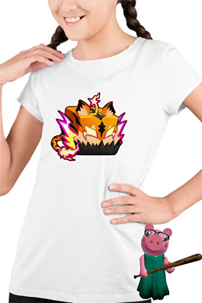OEM Детска тениска за момичета Blox Fruits Tiger Fruit Roblox Fruits