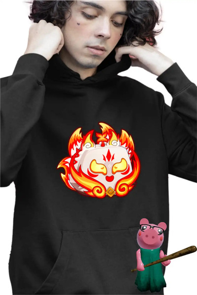 OEM Παιδικό Φούτερ με Κουκούλα για Αγόρια Blox Fruits Empyrean Fruit Roblox F...